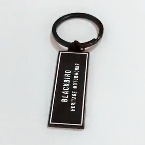 personalized engraving logo key chain bulk custom made black metal engraved keychains wholesale manufacturers